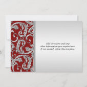 Jubiläum der Verlobung CUSTOM Einladung (Rückseite)