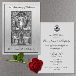 Jubiläum des 25. Priesterordentums Einladung