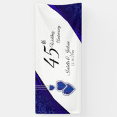 Jubiläum des 45./65. Saphire Banner (Vertikal)