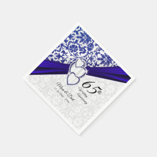 Jubiläum des 45./65. Saphire Serviette
