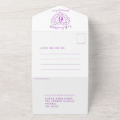 Jubiläum des 6. lila UAWG All In One Einladung (Außenbereich)