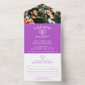 Jubiläum des 6. lila UAWG All In One Einladung (Innen Boden)