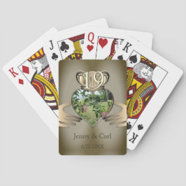 Jubiläum des 8.19. Fotos Claddaugh Spielkarten