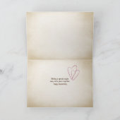 Jubiläum des Baumes Karte (Innenseite)