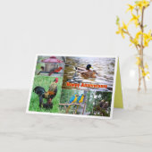 Jubiläum des Bird Pairs glücklich Karte (Gelbe Blume)