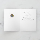 Jubiläum des Deacon Cross in Farben Karte (Innenseite)