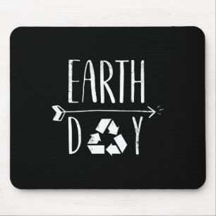 Jubiläum des Earth Day Niedlich Vintag Recycelnd Mousepad