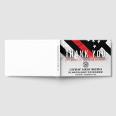 Jubiläum des Feuerwehrruhestands Donnerstag rote L Gästebuch (Voll)