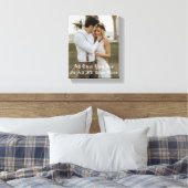 Jubiläum des Fotos der Typografie Leinwanddruck (Insitu (Schlafzimmer))