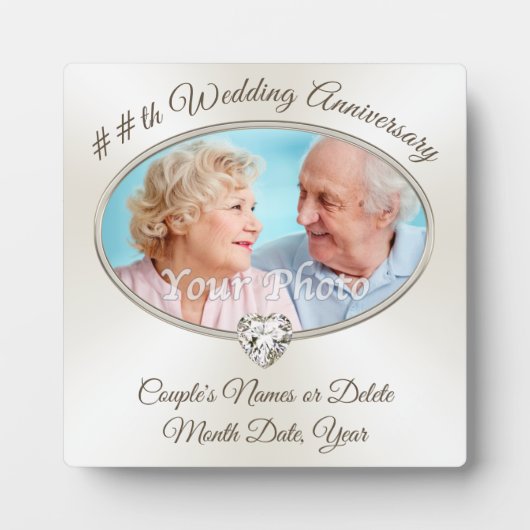 Jubiläum des Fotos für Freunde, jedes Jahr Fotoplatte (Vorderseite)