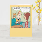 Jubiläum des Funny Animal Magnetismus Karte (Gelbe Blume)