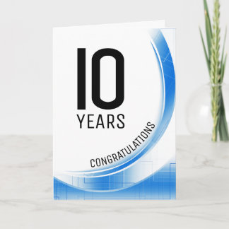 Jubiläum des Mitarbeiters im Rahmen der Blue Tech- Karte