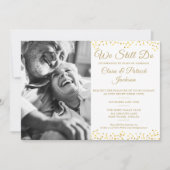 Jubiläum des neuen Fotos Einladung (Vorderseite)