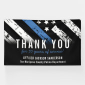 Jubiläum des Polizeibeamten für Strafverfolgung Banner (Horizontal)