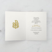 Jubiläum des Priestes 50 Jahre AMDG Karte (Innenseite)