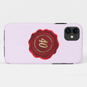 Jubiläum des Rotwinks-Siegels Case-Mate iPhone Hülle (Rückseite (Horizontal))