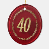 Jubiläum des Rotwinks-Siegels Keramikornament (Links)