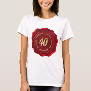 Jubiläum des Rotwinks-Siegels T-Shirt