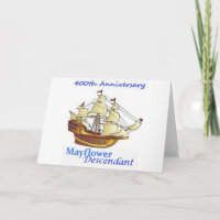 Jubiläum des Schiffes Mayflower Descendant