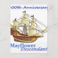Jubiläum des Schiffes Mayflower Descendant
