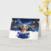 Jubiläum des "Sober Dog Reading Big Book Erholung" Karte (Gelbe Blume)