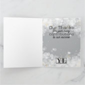 Jubiläum des universellen Mitarbeiters von Bokeh Karte (Innenseite)