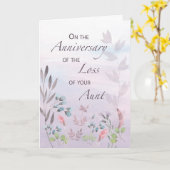 Jubiläum des Verlustes der Wasserfarbe Florals Karte (Gelbe Blume)