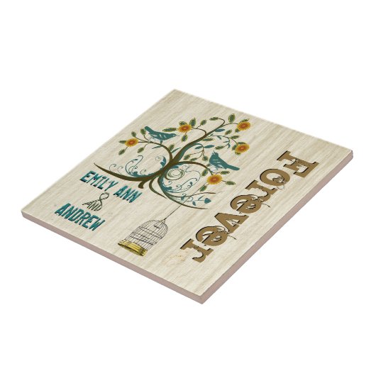 Jubiläum des Vogelkäfig-Holzkörnbaums Fliese (Seite)