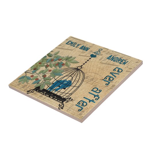 Jubiläum des Vogelkäfig-Holzkörnbaums Fliese (Seite)