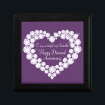 Jubiläum-Ehefrau Geschenkboxen<br><div class="desc">Hübsche diamantgrafische Wirkung hält die Geschenkboxen. Ideal, um Ihre Ehefrau bei einem Diamantenjubiläum oder einem anderen besondere Anlass ein besonderes Geschenk zu schenken. Geschenkboxen lautet: "Zu meiner wunderbaren Ehefrau Isabella. Happy Diamond Jubiläum", oder kann mit Ihren eigenen Worten angepasst werden. Exklusives Design von Sarah Trett.</div>