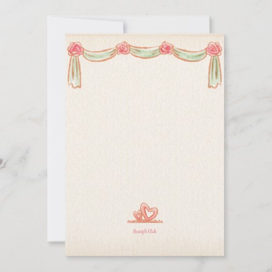 Jubiläum Einladung (Rückseite)