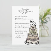 Jubiläum Einladung (Stehend Vorderseite)