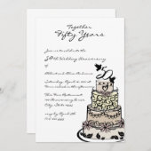 Jubiläum Einladung (Vorne/Hinten)