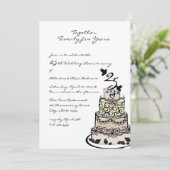 Jubiläum Einladung (Stehend Vorderseite)