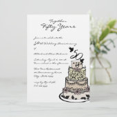 Jubiläum Einladung (Stehend Vorderseite)