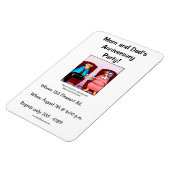 Jubiläum Einladung Party Flexible Magnet (Linke Seite)