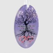 Jubiläum | Einzigartige Geschenkidee Ornament (Vorderseite)