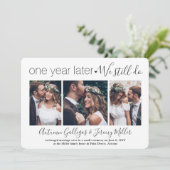 Jubiläum Empfang wir noch 4 Foto Hochzeit. Einladung (Stehend Vorderseite)