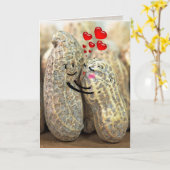 Jubiläum Erdnüsse Liebe Karte (Gelbe Blume)