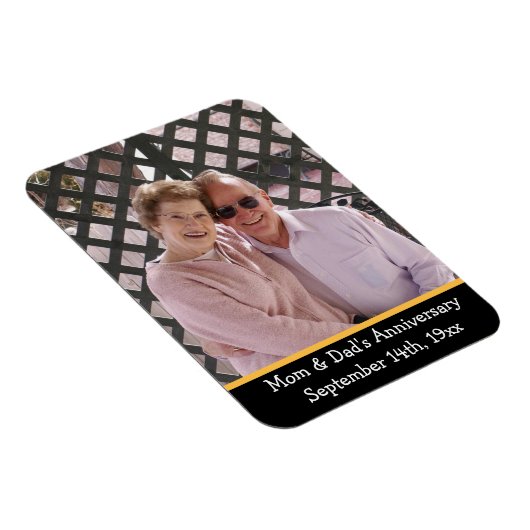 Jubiläum Erinnerung Foto Magnet (Rechte Seite)