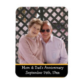 Jubiläum Erinnerung Foto Magnet (Vertikal)