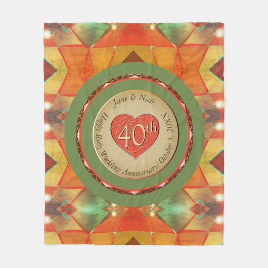 Jubiläum Fleece Blanket (Vorderseite)