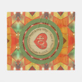 Jubiläum Fleece Blanket (Vorderseite (Horizontal))