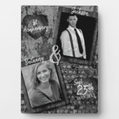 Jubiläum-Foto Fotoplatte (Vorderseite)