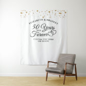 Jubiläum Foto Hintergrund 50 Jahre in ewig Wandteppich (Beispiel)