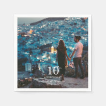 Jubiläum Foto Hochzeit schick weißen Schriftart