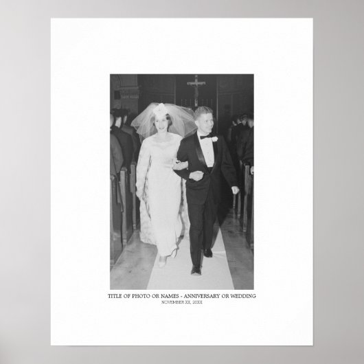 Jubiläum Foto mit Border unterschreiben Gästebuch (Vorne)