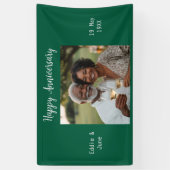 Jubiläum Foto Modern Banner Green (Vertikal)