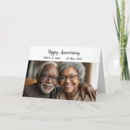 Jubiläum Foto Moderne Jubiläumskarte Einladung