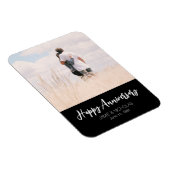 Jubiläum Foto moderne stilvolle Hochzeit Magnet (Rechte Seite)